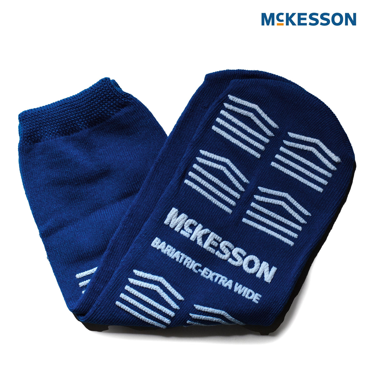 McKesson Terries™ Single Tread Slipper Socks Bariatric 1 Pair 