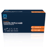 Abbott BinaxNOW COVID-19/Flu A&B Control Swab Kit box, front