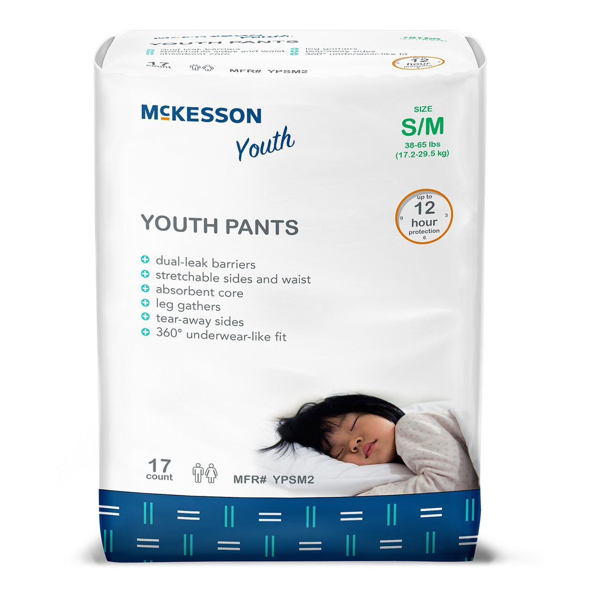 McKesson Unisex Youth Pants Small/Medium Bag of 17 