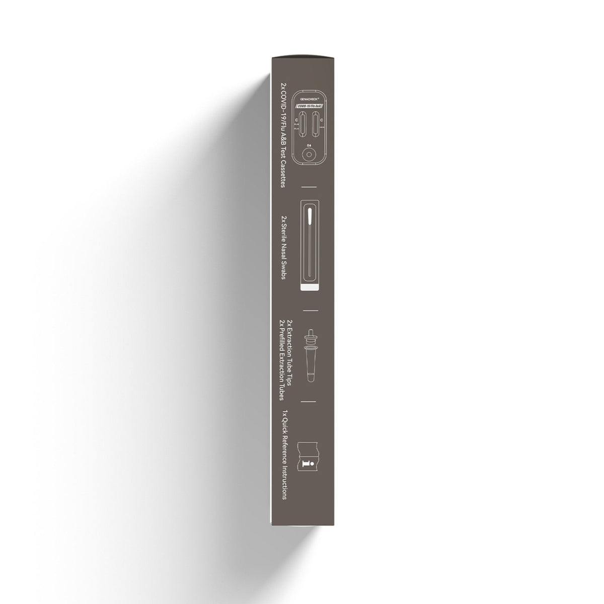 GenaCheck® Rapid COVID‑19 and Flu Self‑Test Kit