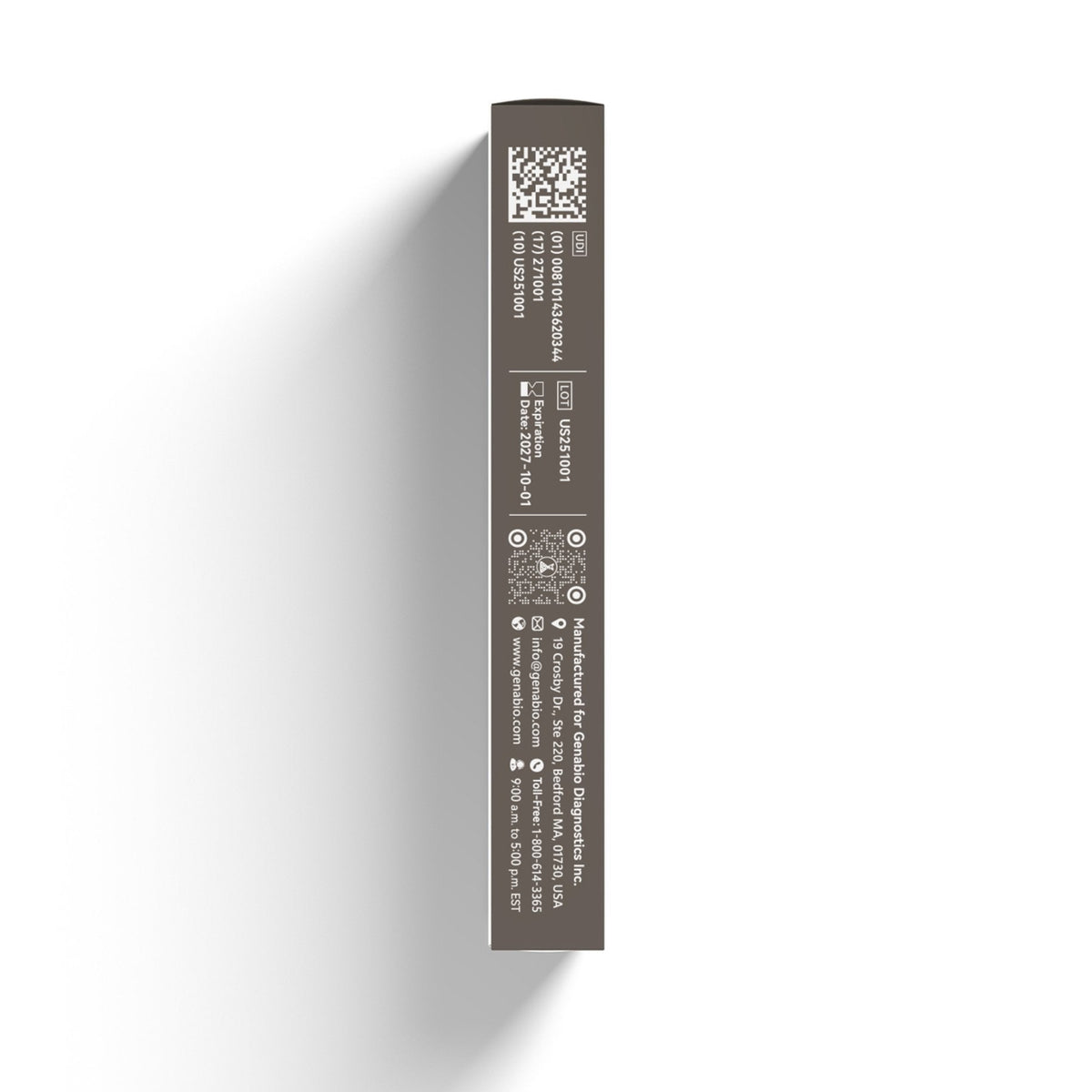 GenaCheck® Rapid COVID‑19 and Flu Self‑Test Kit