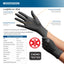 McKesson Confiderm® BLK Nitrile Exam Gloves