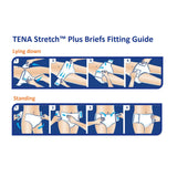 TENA Stretch™ Plus Adult Briefs - Moderate Absorbency