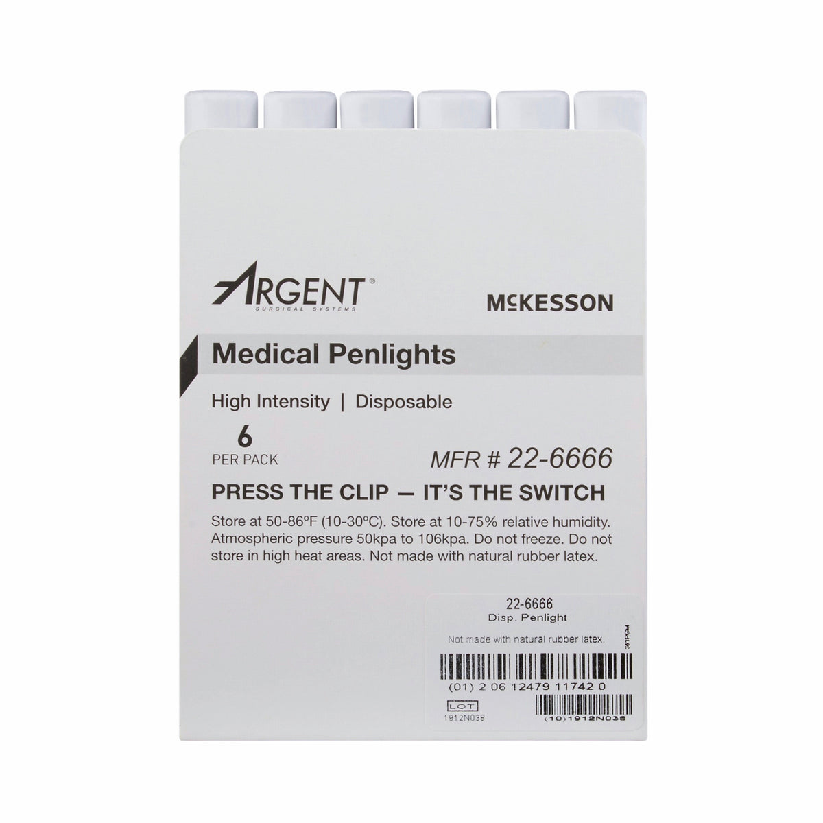McKesson Disposable Penlight White Light 