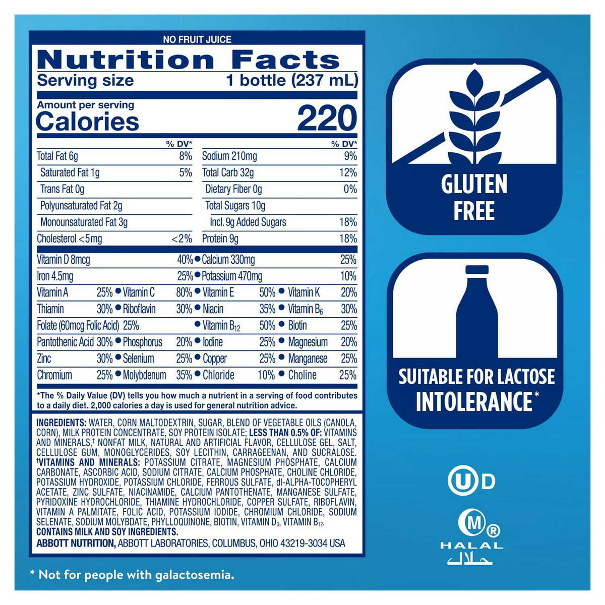 Ensure® Original Nutrition Shake Strawberry Flavor Liquid 8 oz. Bottle 