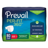 Prevail Per-Fit 360 Unisex Briefs Size 1 / Medium Case of 80 