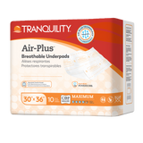 Tranquility AIR-Plus Breathable Underpads 30 x 36 Inch Bag of 10 