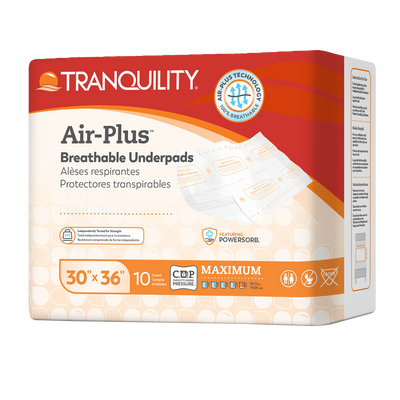 Tranquility AIR-Plus Breathable Underpads