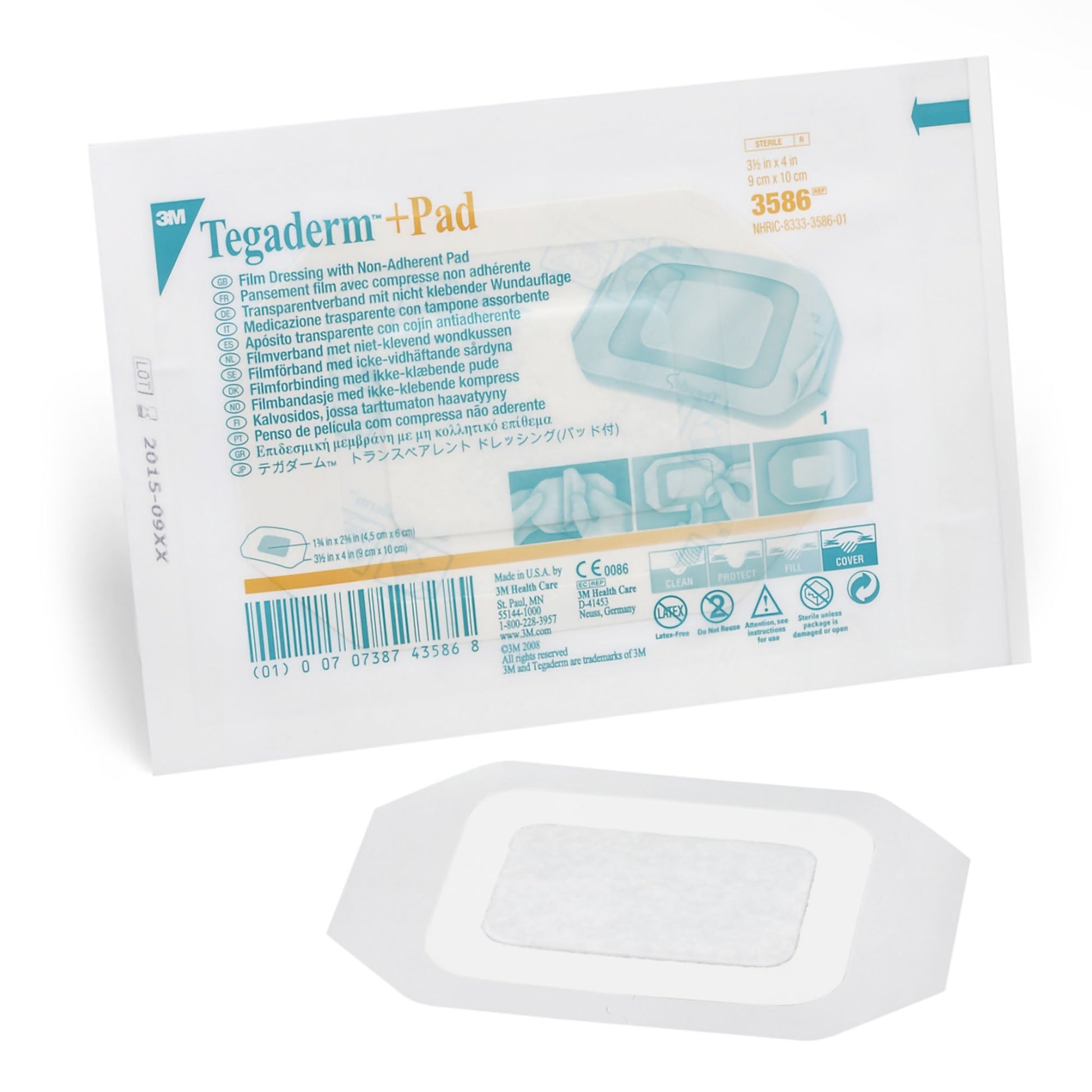 3M™ Tegaderm™ Plus Pad Transparent Dressing - Healthcare Supply Pros