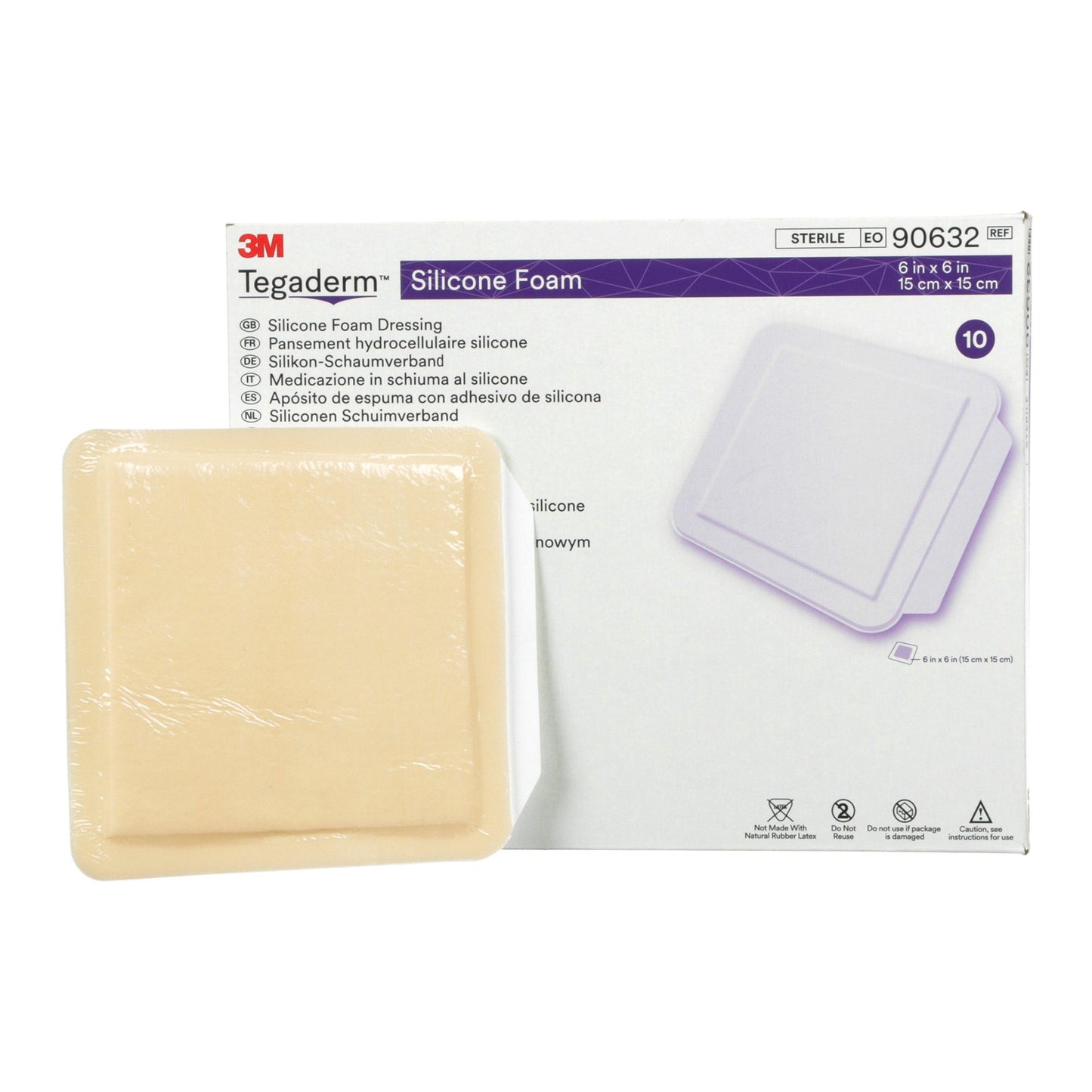 3M™ Tegaderm™ Silicone Dressings Face Foam Dressing - Healthcare Supply Pros