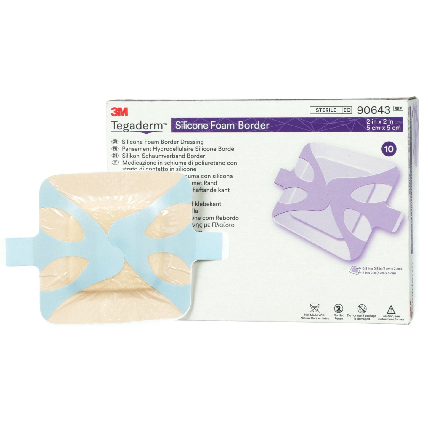 3M™ Tegaderm™ Silicone Dressings Foam Dressing - Healthcare Supply Pros