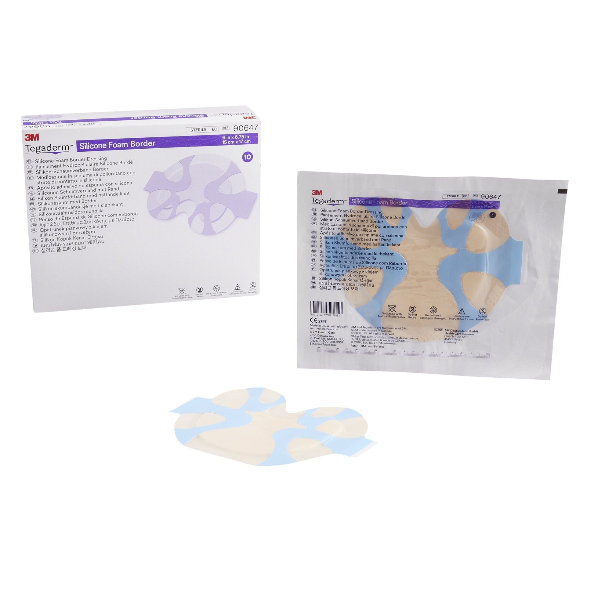 3M™ Tegaderm™ Silicone Dressings Foam Dressing - Healthcare Supply Pros