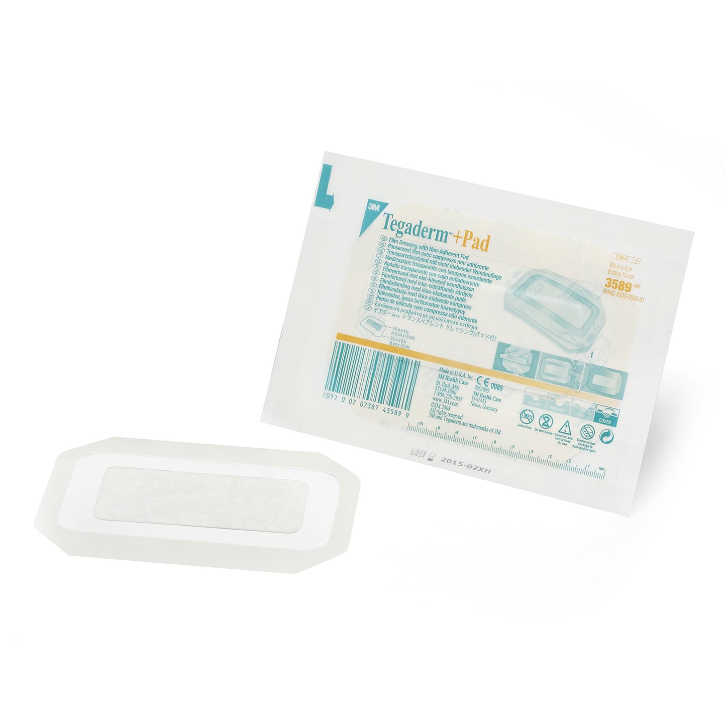 3M™ Tegaderm™ Transparent Film Dressing with Pad - Healthcare Supply Pros
