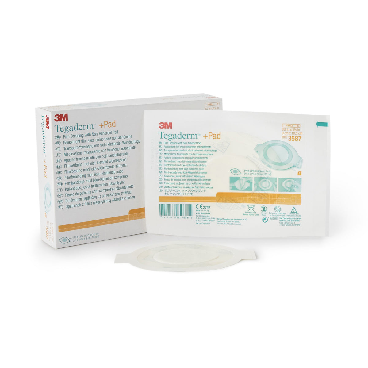 3M Tegaderm Transparent Film Dressings with Pad - Healthcare Supply Pros