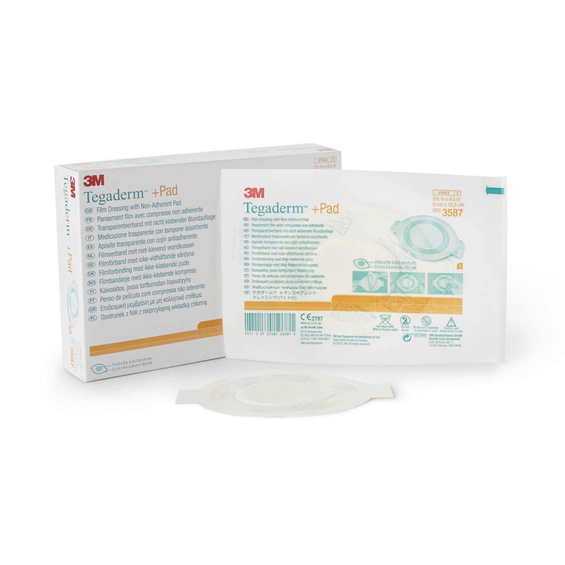 3M Tegaderm Transparent Film Dressings with Pad - Healthcare Supply Pros