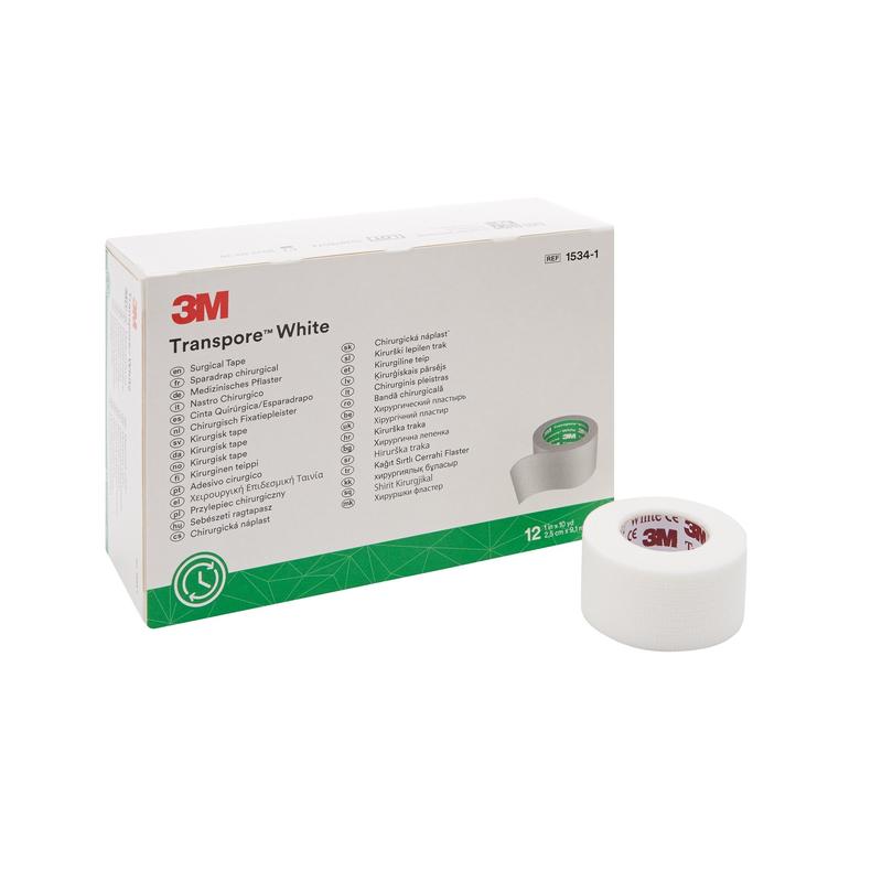 3M™ Transpore™ White Surgical Tape - Healthcare Supply Pros