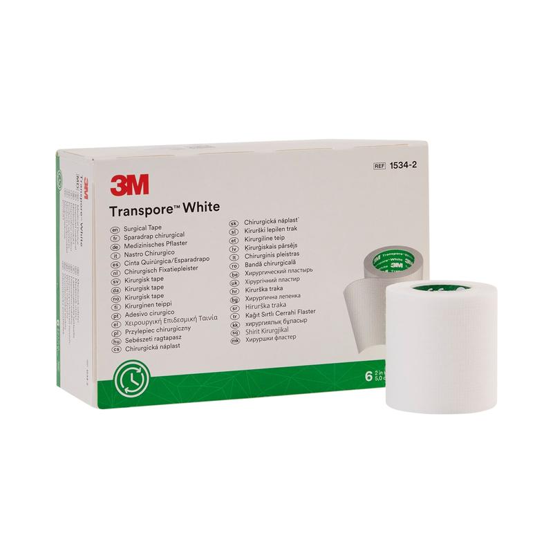 3M™ Transpore™ White Surgical Tape - Healthcare Supply Pros