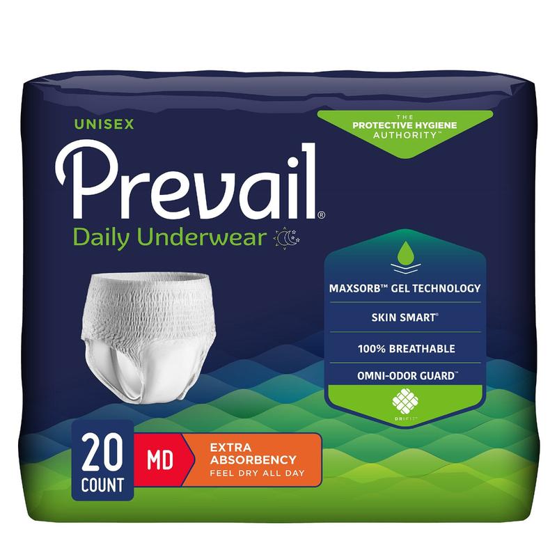 Prevail® Daily Underwear Small/Medium Bag of 20 