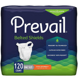Prevail Belted Shields One Size Fits Most Case of 120 