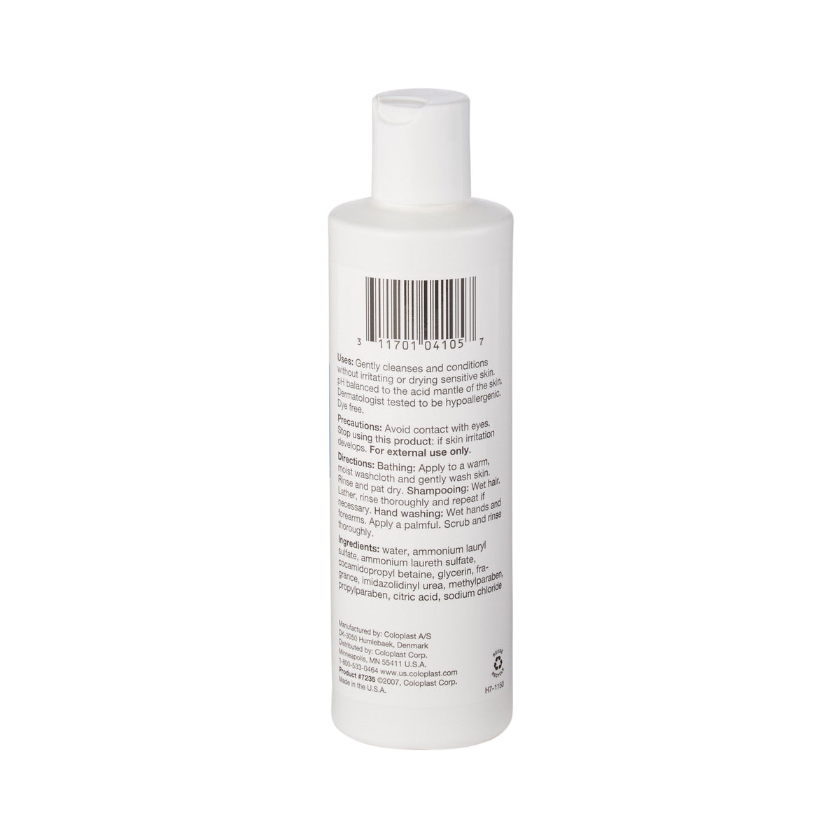 Coloplast Gentle Rain Shampoo and Body Wash 