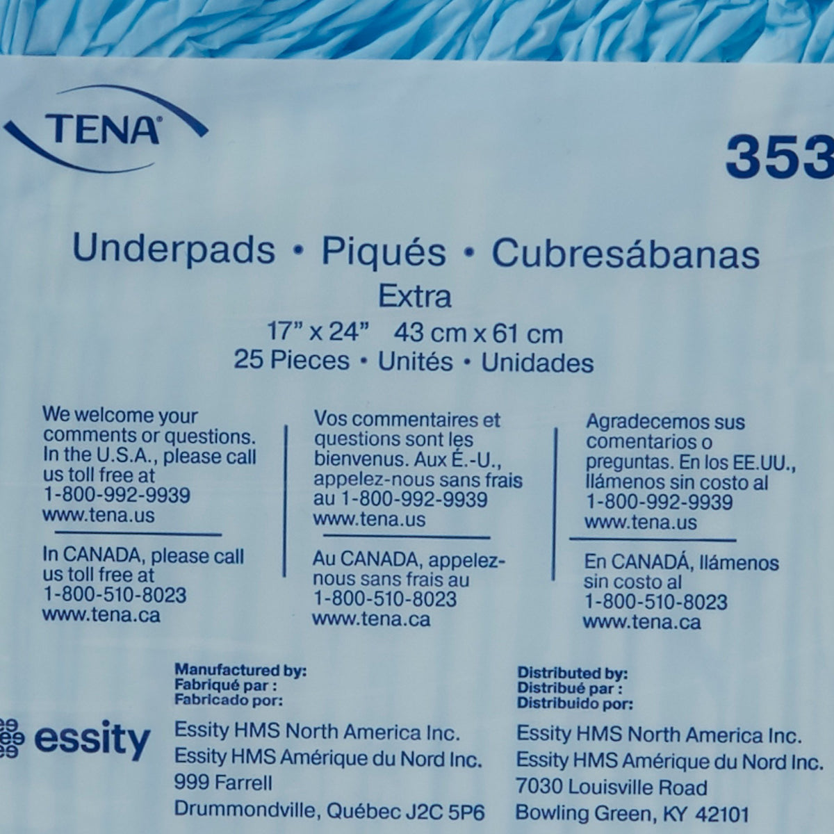 TENA® Extra Disposable Underpads