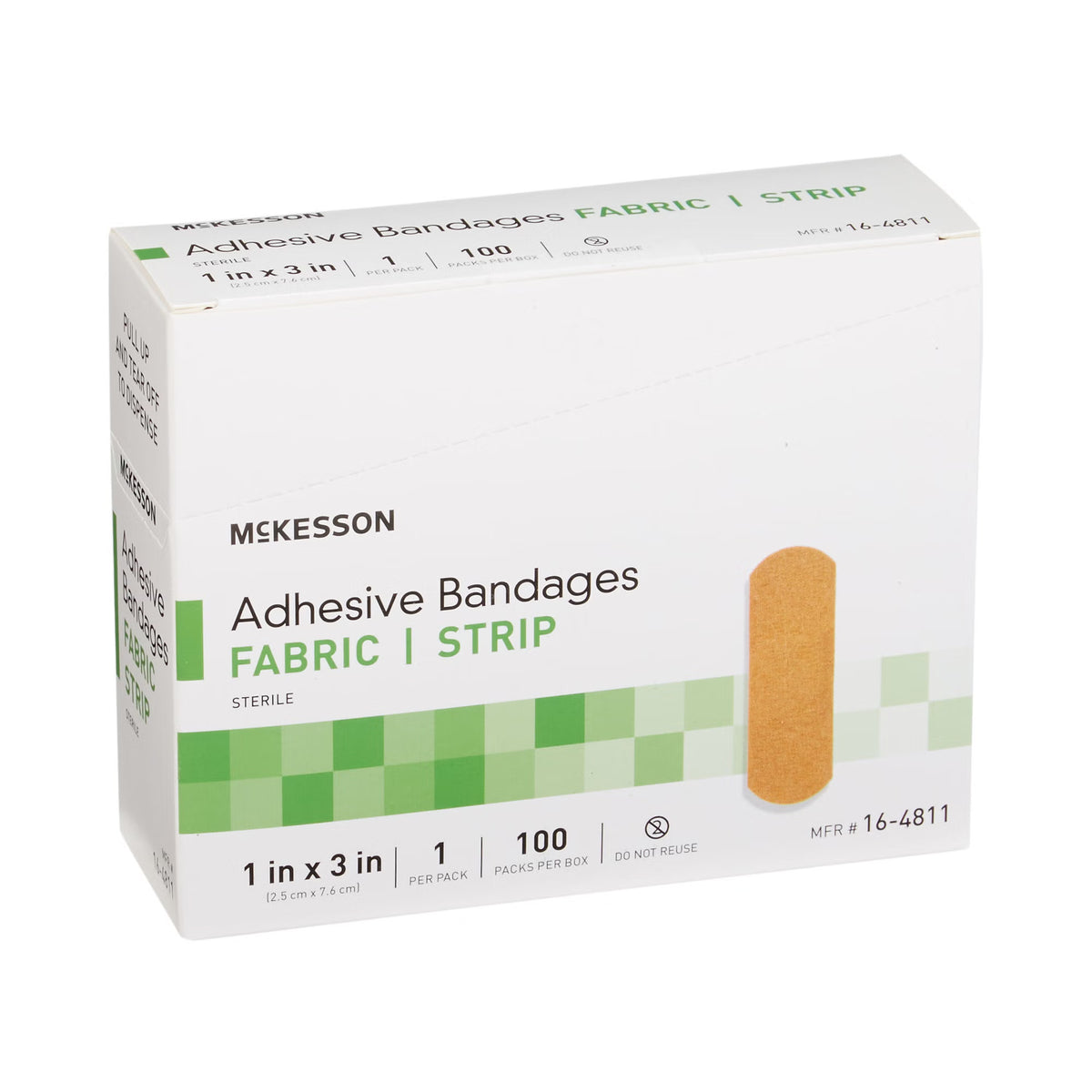 McKesson Adhesive Bandages - Fabric Strip 