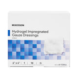 McKesson Hydrogel Impregnated Gauze Dressing 4 X 4 Inch 1 Each 