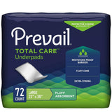 Prevail Total Care Underpads 23 x 36 Inch Case of 72 