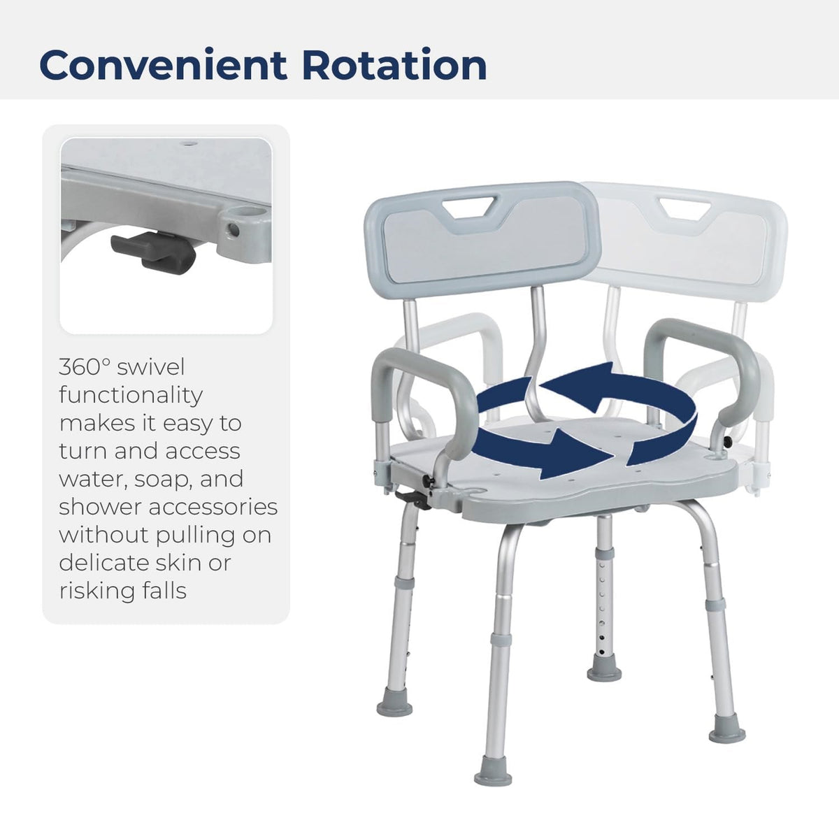 PreserveTech 360 Swivel Bath Chair 