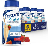 Ensure® Original Nutrition Shake Strawberry Flavor Liquid 8 oz. Bottle