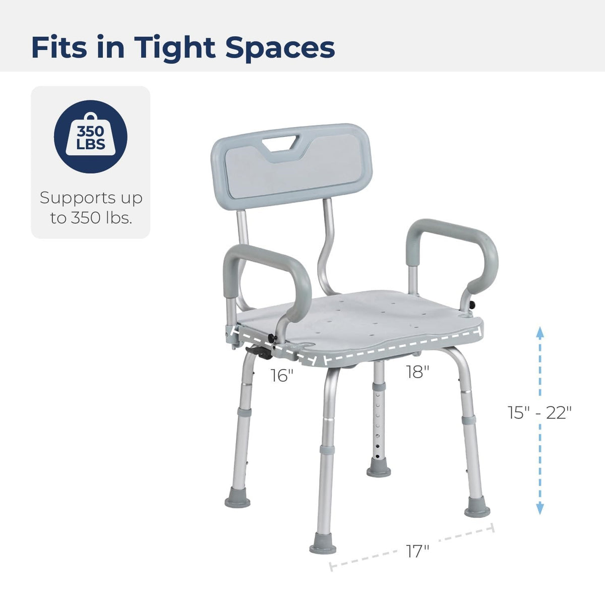 PreserveTech 360 Swivel Bath Chair 