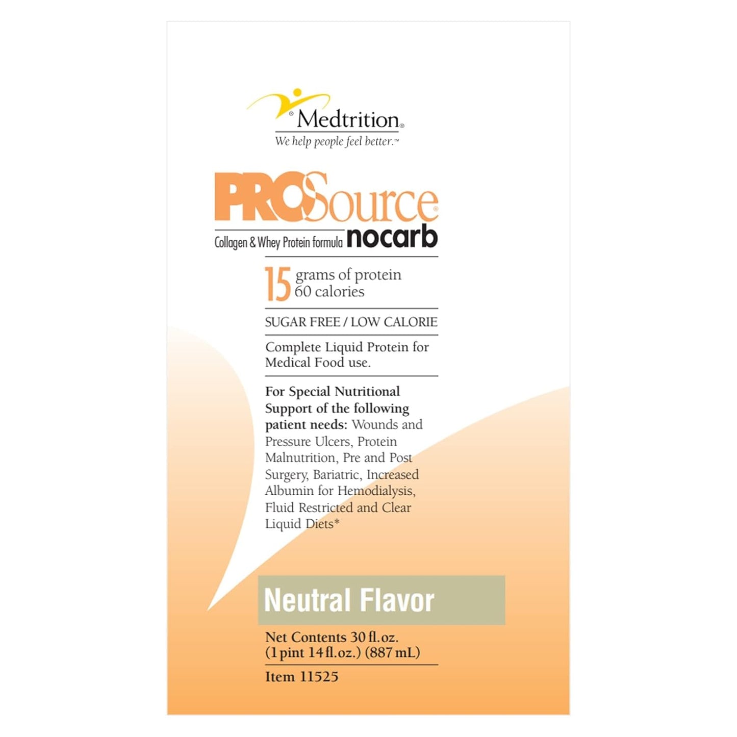 ProSource NoCarb™ Concentrate Collagen & Whey Protein Formula