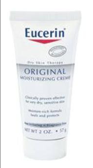 Hand and Body Moisturizer Eucerin® - Unscented Cream 2 oz. Each 