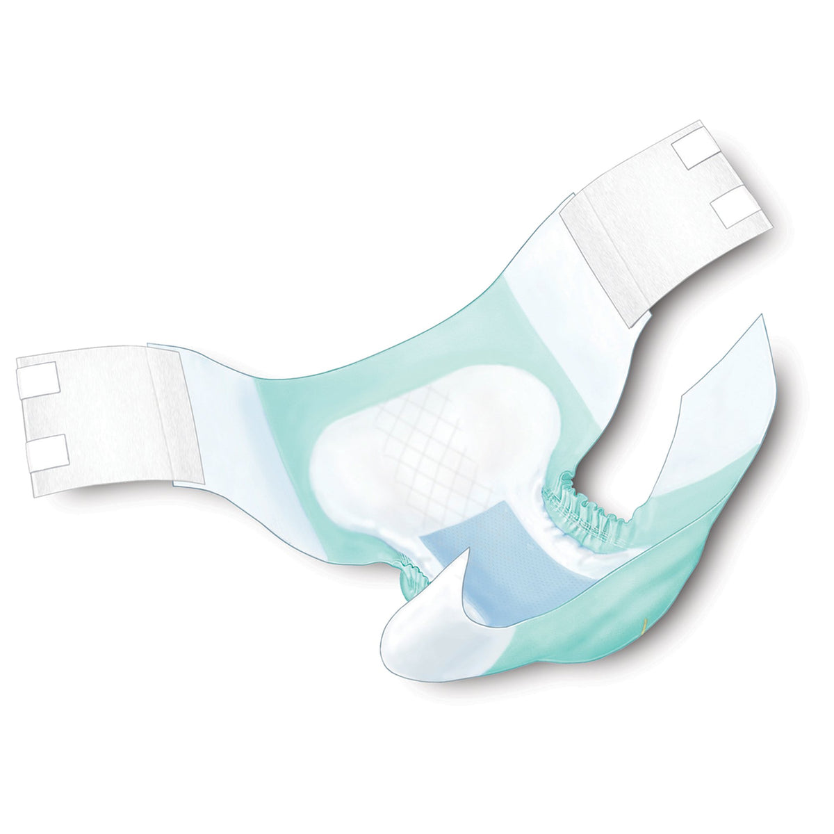 Wings Super Quilted Bariatric Briefs 