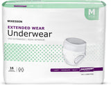 McKesson Extended Wear Underwear Medium Bag of 16 
