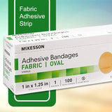 McKesson Oval Tan Adhesive Strip 