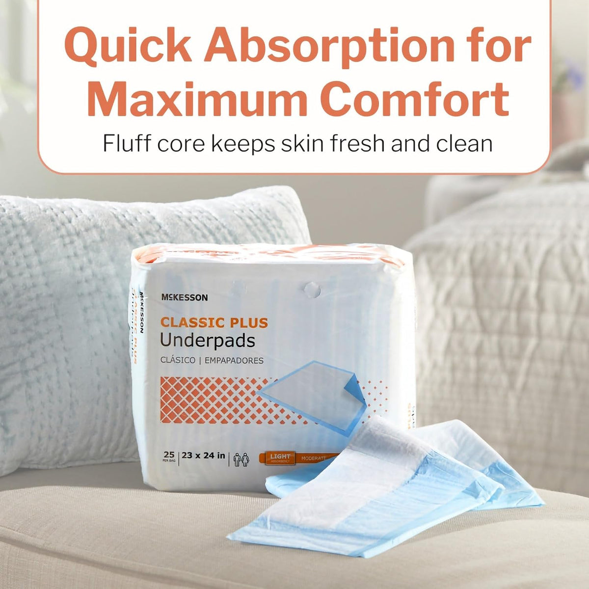 McKesson Classic Plus Underpads 