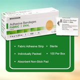 McKesson Oval Tan Adhesive Strip 