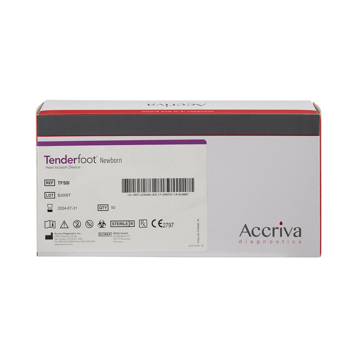 Tenderfoot® Safety Lancet 