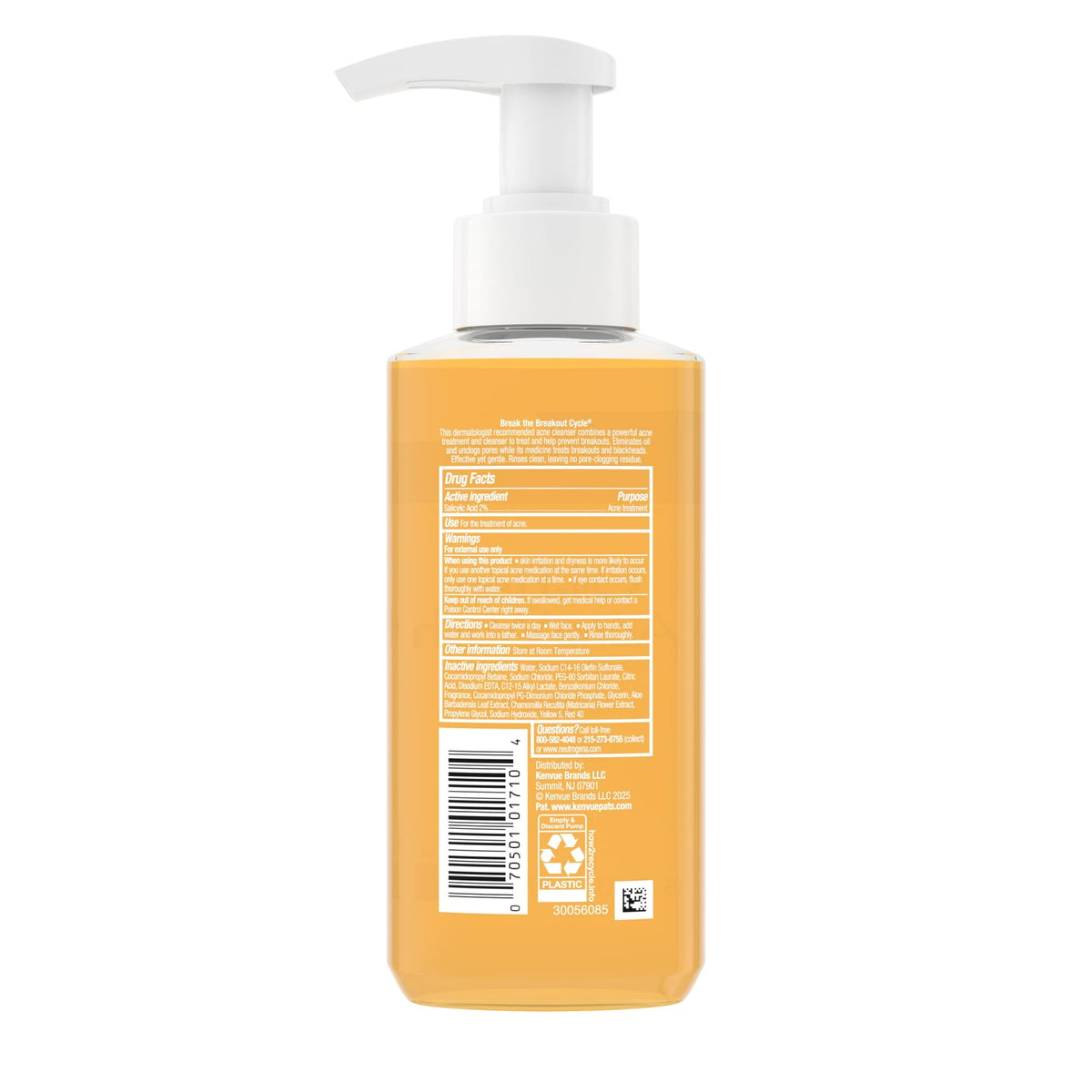 Neutrogena® Oil Free Acne Wash with Salicylic Acid