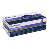 Halyard™ Purple Nitrile® Dental NonSterile Standard Cuff Length Textured Fingertips M Case of 1000 
