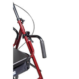 Drive Medical Duet Rollator Transport Chair with 8" Casters