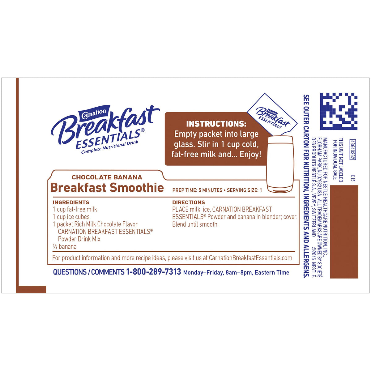 Carnation Breakfast Essentials® Nutritional Drink 
