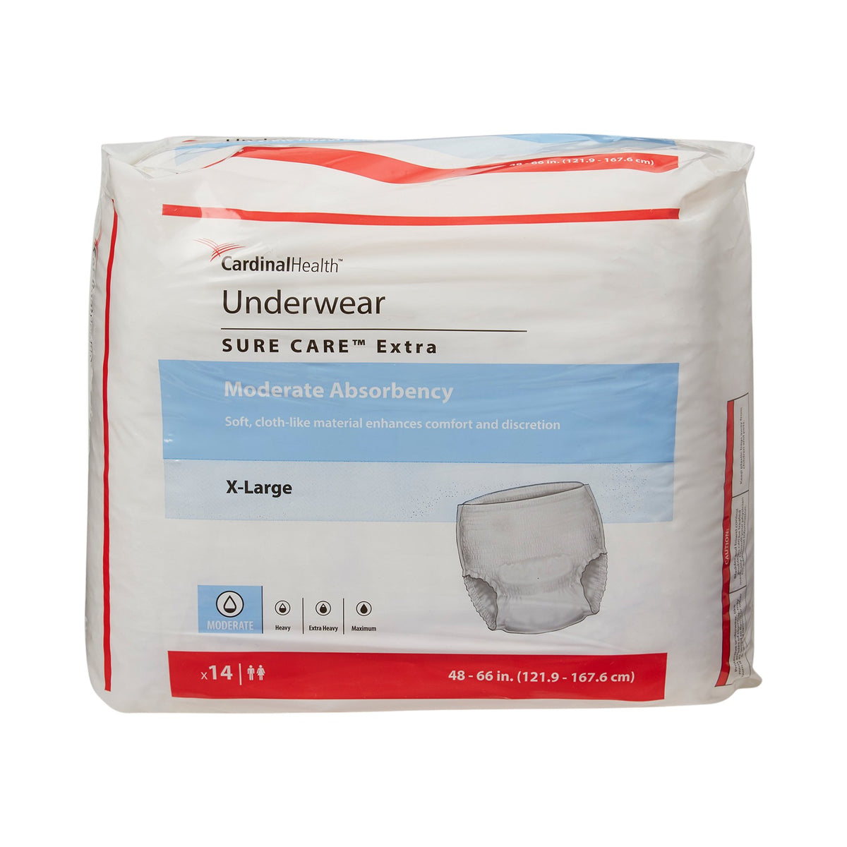 Sure Care Extra Protective Underwear XL Bag of 14 