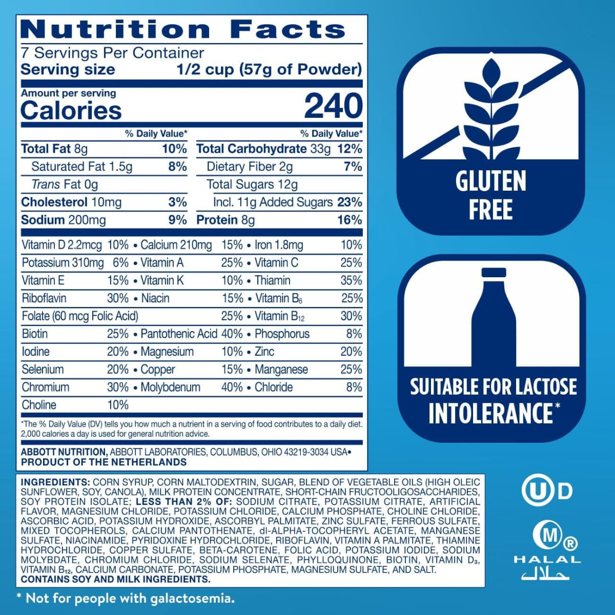Oral Supplement Ensure® Original Vanilla Flavor Powder 