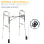 Drive Medical™ Deluxe Aluminum Dual Release Folding Walker