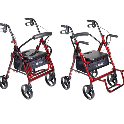 Drive Medical™ Duet Four-Wheel Rollator