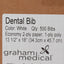 Graham Medical White Dental Bib