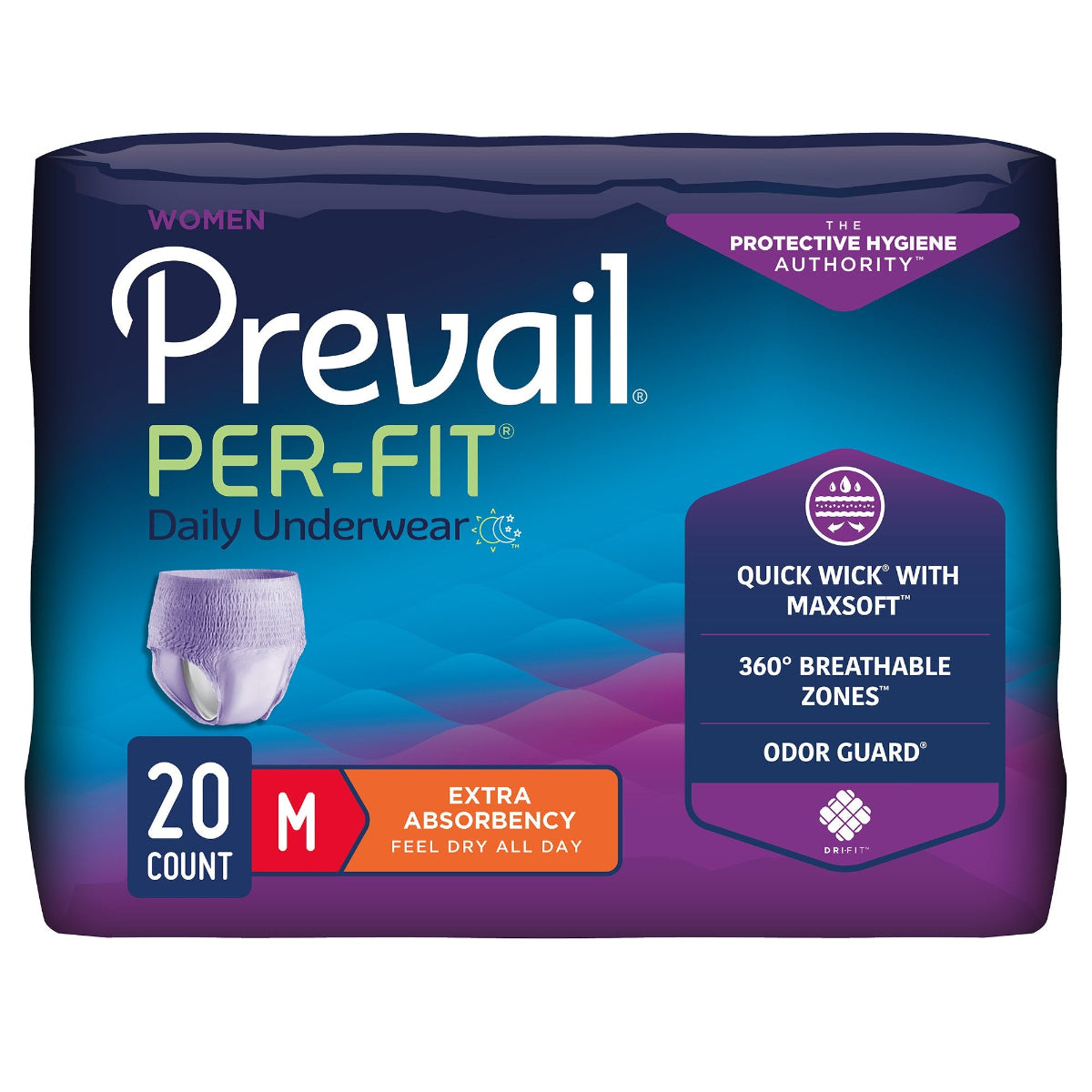 Prevail® Per-Fit® Daily Underwear For Women