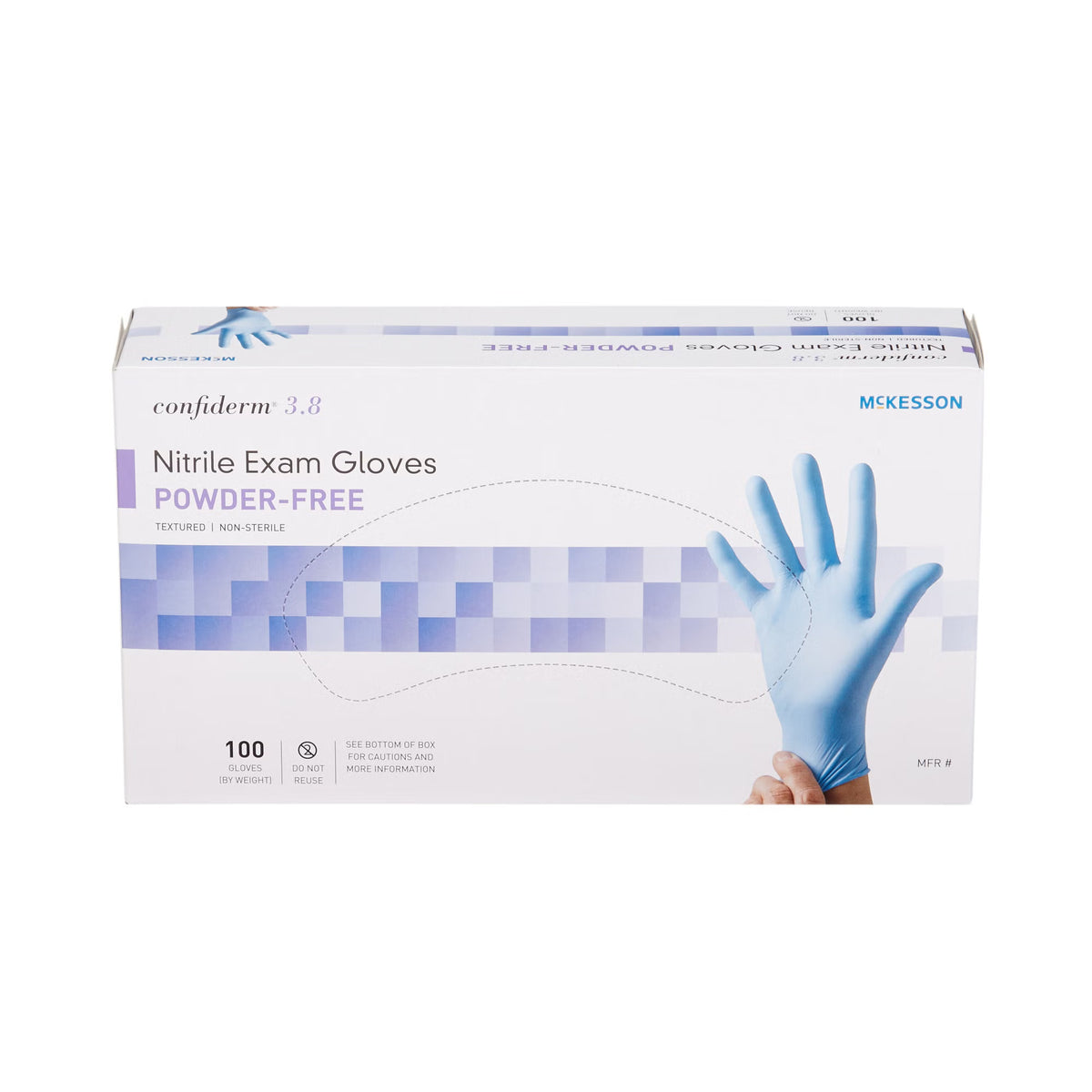 McKesson Confiderm® 3.8 Nitrile Exam Glove 